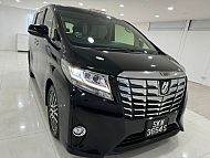 Toyota Alphard 2.5 CVT Sunroof Elegance 2015 Black Roof DVD